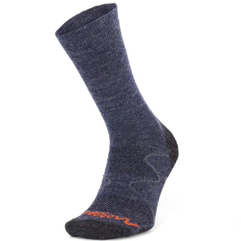 Moggans Full Cushion Merino Crew Socks - Thundercloud